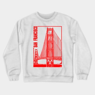 San Francisco-Golden Gate  Bridge Crewneck Sweatshirt